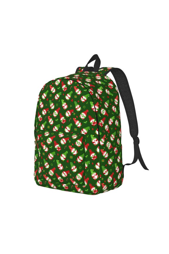 Gnomes In Caps for Canvas College Laptop Backpack, a Durable Rucksack for Both Men and Women, ideal for travel, school, and daily use Bag-Medium