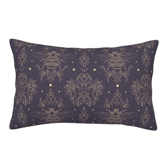 Xecao Golden Bumblebee for Decorative Throw Pillow Case for Couch,Sofa or Bed Set,Pillow Cover for Sofa Home Decor Ideal Gift(Pillow core not included)-20"x30"