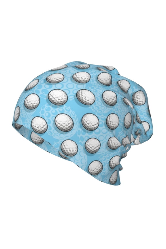 Golf Balls 1 Print Beanie Hat Toddler Girls Boys, Baby Hats Winter Warm Knitted Thermal, Kids Winter Caps