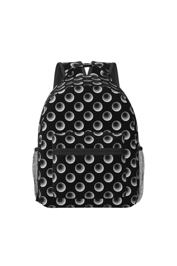 Golf Balls Travel Backpack: A spacious, stylish computer backpack ideal for men and women, perfect for college, school, or daily travels