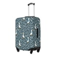 thumbnail image 1 of Xecao Goose with meadow flowers Elastic Luggage Cover, with double-sided print , is perfect for travel, business, and daily use-Large, 1 of 7