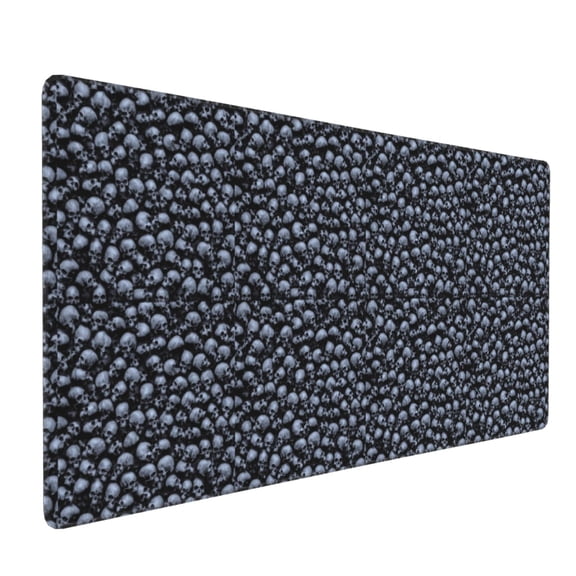 Xecao Gothic Skull Print Large Mouse Pad, 16x35.5in Mousepad, Professional Non-Slip Rubber Base Big Mouse Pad, Mouse Pad for Gaming & Office Full Desk Mouse Pad