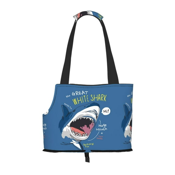 Xecao Great White Shark for Cat Carrier Small Dog Handbag: The Ideal Travel Companion for Your Pet
