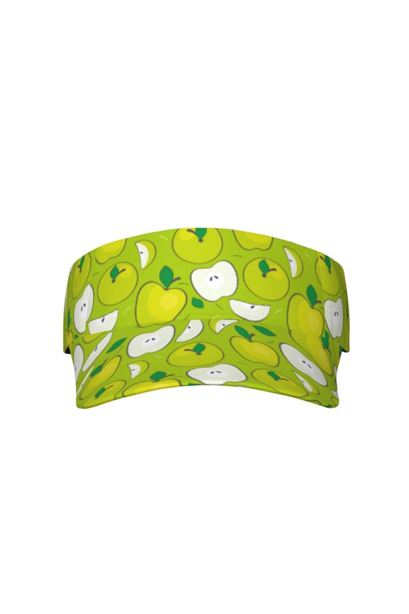 Green Apple for Adult Sun Cap offers versatile sun protection with adjustable Velcro for a secure fit.