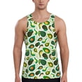 thumbnail image 1 of Xecao Green Avocado (2) Men's Tank Top Workout Quick Dry Sleeveless Gym Jogging Muscle Shirts Summer Swim Beach Tops, 1 of 9