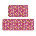 thumbnail image 1 of Xecao Green Avocado Patten Kitchen Rugs and Mats Sets,2 Pieces Non-Slip Washable Rugs, Kitchen Mat for Floor,Suit for Kitchen Decor and Accessories, 1 of 6