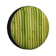 thumbnail image 1 of Xecao Green Bamboo Fence for Tire Covers,Wheel Tire Cover Waterproof, Dust-Proof, And Universally Fitting for Cars,Trailers, SUVs-15 inch, 1 of 6