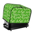 thumbnail image 1 of Xecao Green Cucumber Print 2 Slice Toaster Cover with Pockets, Small Appliance Cover, Dust and Fingerprint Protection, Machine Washable, 1 of 7