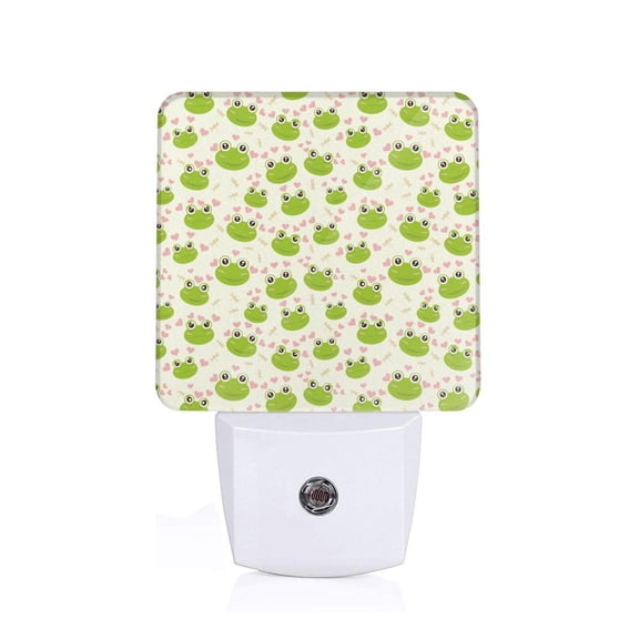 Xecao Green Frog for Night Light - a Wall-mounted LED Fixture with A Dusk-to-dawn Sensor, Ideal for Bedrooms, Bathrooms, Hallways, and Kitchens-UK