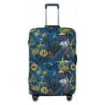 thumbnail image 1 of Xecao Halloween Elements print Elastic Luggage Cover, with double-sided print , is perfect for travel, business, and daily use, 1 of 9