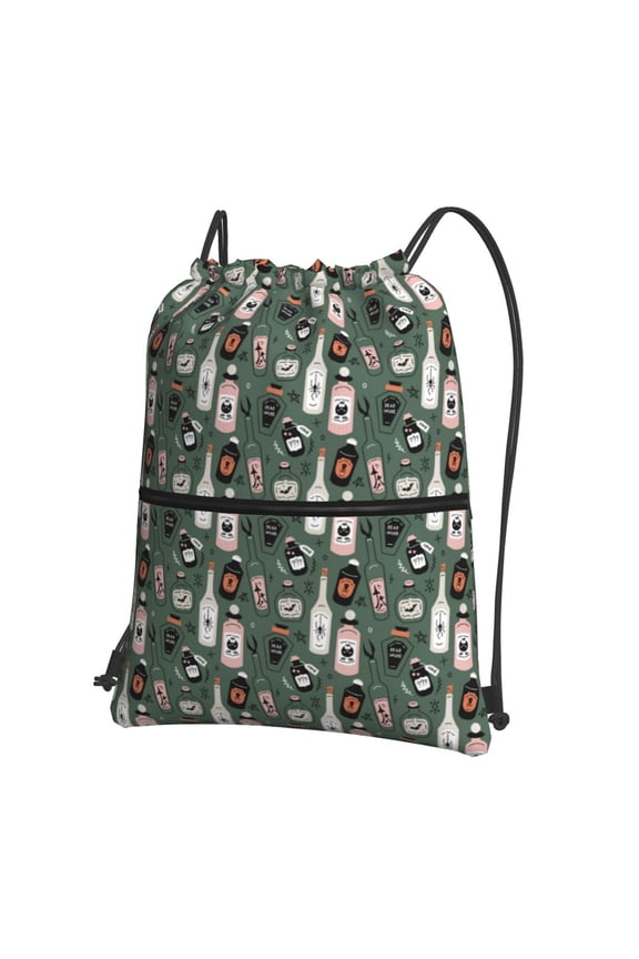 Halloween Potions for Drawstring Bags,Pull String Backpack Bags,String Bag Sackpack