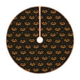 thumbnail image 1 of Xecao Halloween Pumpkins1 Pattern Christmas Tree Skirt Round Xmas Tree Mat Base Cover for Holiday Home Decorations-30", 1 of 6