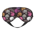 thumbnail image 1 of Xecao Halloween Skeleton for Soft Fluffy Sleeping Blindfold, Nap eye cover tailored for the utmost comfort for girls, women, kids, and adults., 1 of 7