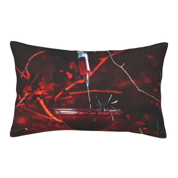 Xecao Halloween Vampire Party for Decorative Throw Pillow Case for Couch,Sofa or Bed Set,Pillow Cover for Sofa Home Decor Ideal Gift(Pillow core not included)-20"x30"