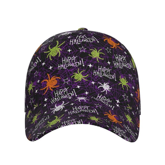 Xecao Halloween for Baseball Cap: Unisex, crafted from classic polyester twill fabric, featuring a soft unconstructed design