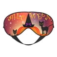 thumbnail image 1 of Xecao Halloween for Soft Fluffy Sleeping Blindfold, Nap eye cover tailored for the utmost comfort for girls, women, kids, and adults., 1 of 7