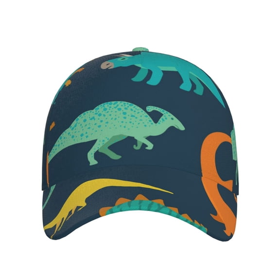 Xecao Hand Drawn Seamless for Baseball Cap: Unisex, crafted from classic polyester twill fabric, featuring a soft unconstructed design