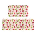 thumbnail image 1 of Xecao Hand Drawn Strawberry Patten Kitchen Rugs and Mats Sets,2 Pieces Non-Slip Washable Rugs, Kitchen Mat for Floor,Suit for Kitchen Decor and Accessories, 1 of 1