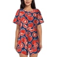 thumbnail image 1 of Xecao Hand Drawn Tomatoes print Swimsuit for women, Summer-ready, sporty style.Quick-dry fabric. Many sizes & colors., 1 of 9