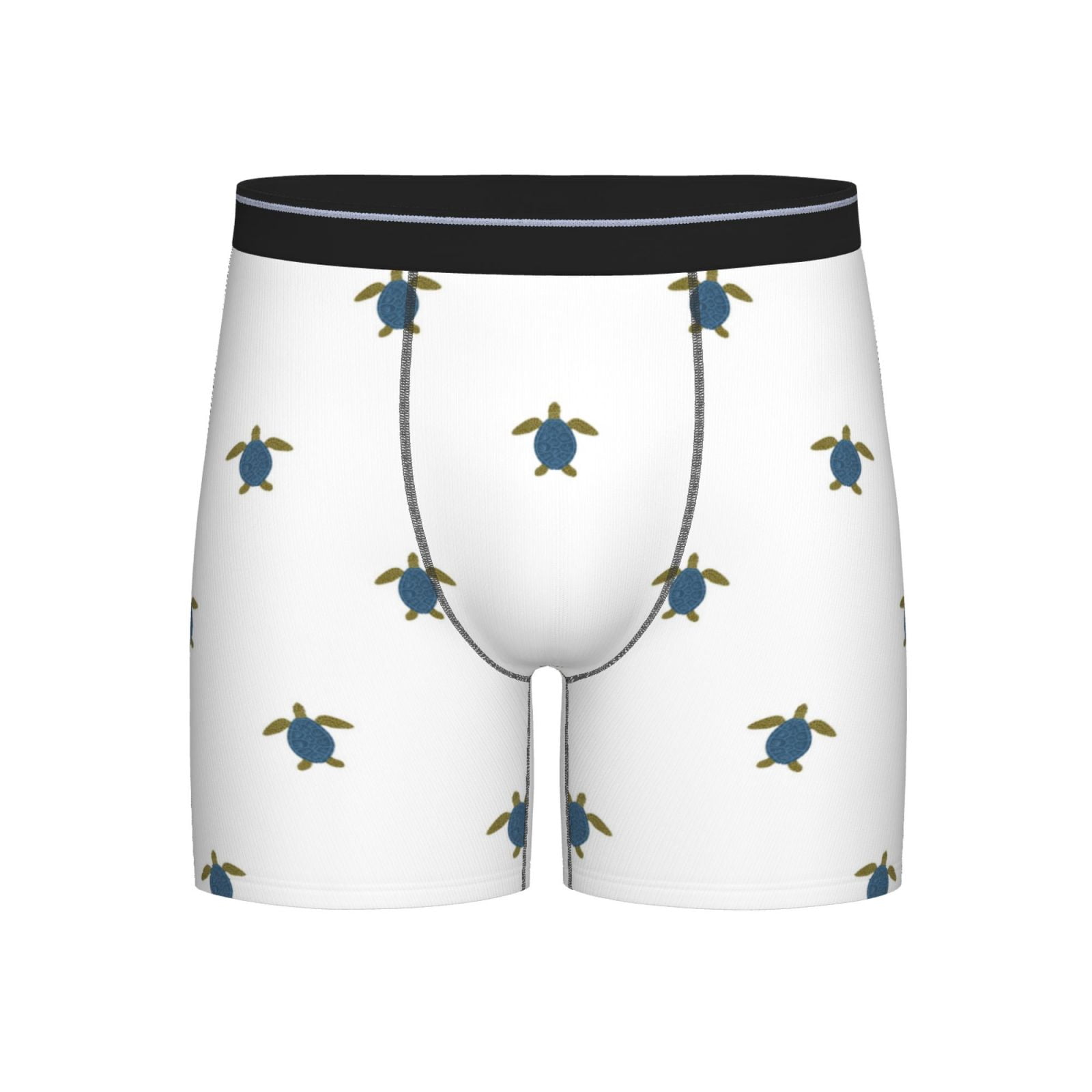 xecao-hand-drawn-turtle-print-boxer-briefs-for-men-s-stretch-moisture