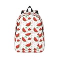 thumbnail image 1 of Xecao Hand Drawn Watermelon for Canvas College Laptop Backpack, Durable Rucksack Travel Notebook Bag School Backpack Book Bag for Men Women, 1 of 1