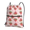 thumbnail image 1 of Xecao Hand Drawn Watermelon for Drawstring Bags,Pull String Backpack Bags,String Bag Sackpack, 1 of 6