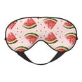 thumbnail image 1 of Xecao Hand Drawn Watermelon for Soft Fluffy Sleeping Blindfold, Nap eye cover tailored for the utmost comfort for girls, women, kids, and adults., 1 of 7
