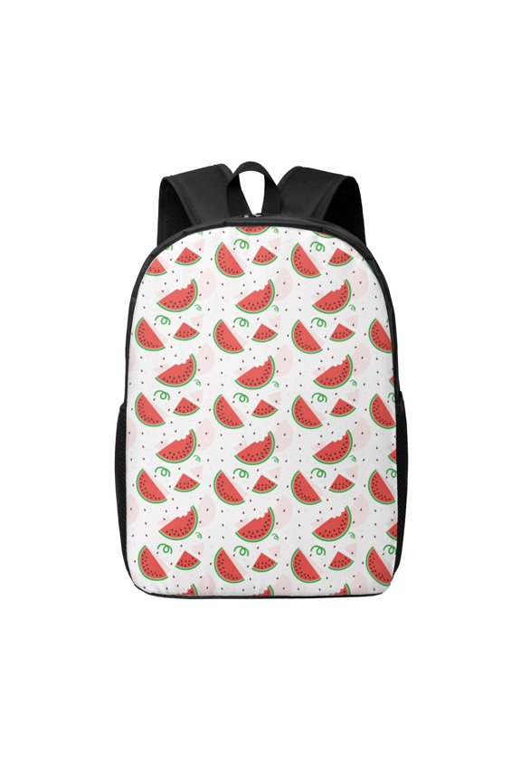 Hand Drawn Watermelon print Travel Backpack, Large Computer Backpack for Men Women, College School Rucksack Book Bag