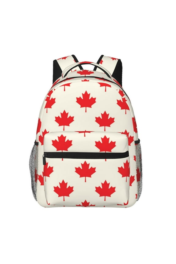 Happy Canada Day Backpack, a stylish and functional choice for both men and women, is the perfect basic bookbag for college, work, or travel