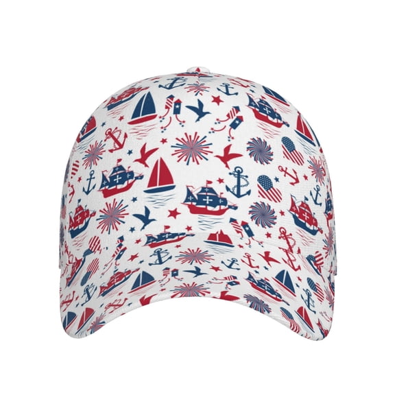 Xecao Happy Columbus Day for Baseball Cap: Unisex, crafted from classic polyester twill fabric, featuring a soft unconstructed design