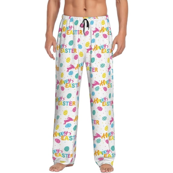 Xecao Happy Easter Men's Straight Lounge Pajama Pants: The Ultimate in Comfortable Sleepwear