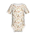 thumbnail image 1 of Xecao Happy Easter Pattern Baby Climbing Bodysuit Short Sleeve Onesie Unisex 0-12 Months Baby Shirt Newborn Outfits Crotch snap design-2 Years, 1 of 6