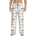 thumbnail image 1 of Xecao Happy Easter Rabbit Men's Straight Lounge Pajama Pants: The Ultimate in Comfortable Sleepwear, 1 of 9