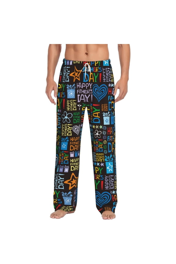 Happy Father Day Men's Straight Lounge Pajama Pants: The Ultimate in Comfortable Sleepwear