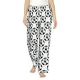 thumbnail image 1 of Xecao Happy Football Women's Straight Lounge Pajama Pants: The Epitome of Relaxed Sleepwear, 1 of 9