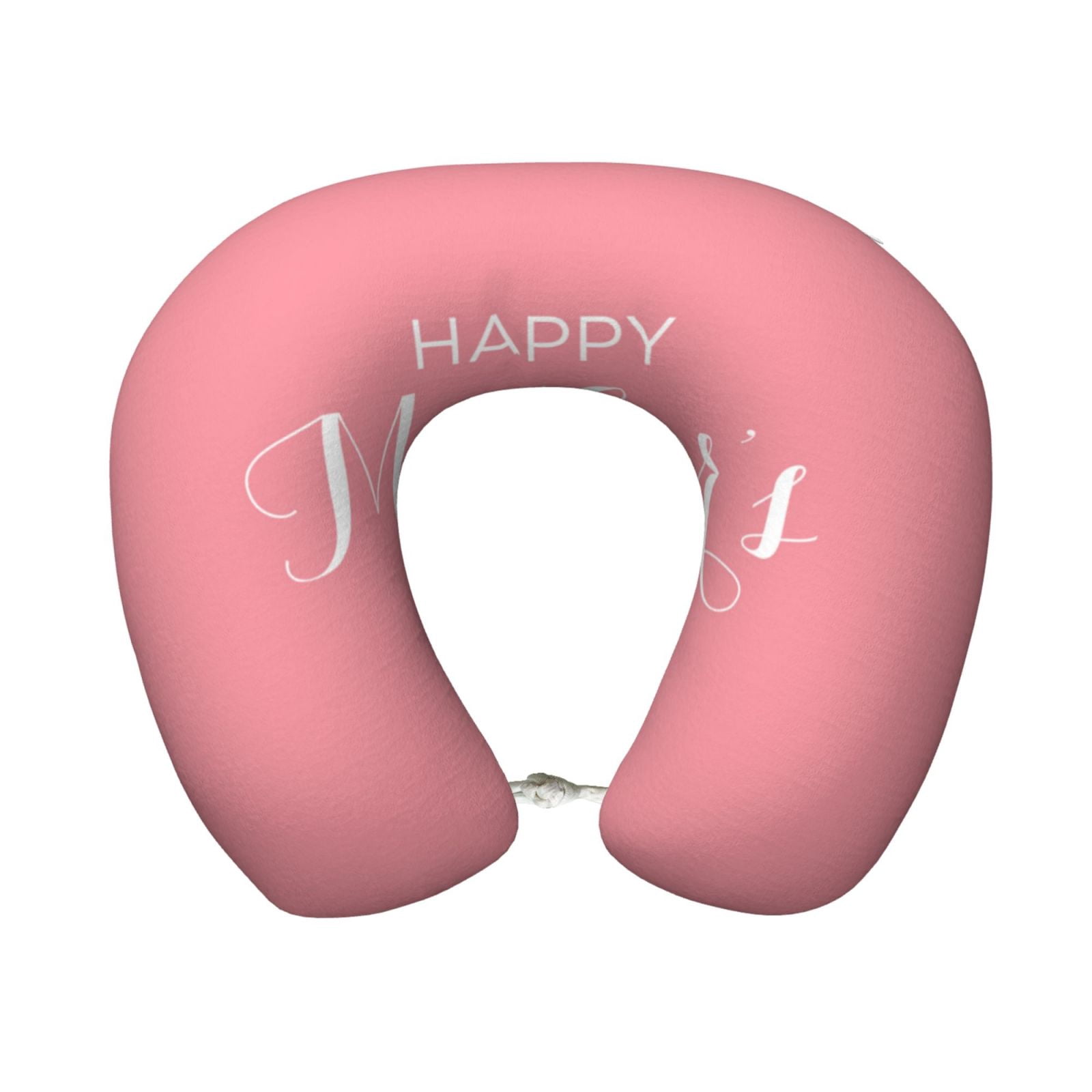 Xecao Happy Mother's Day Print Memory Foam Cervical Neck Pillow Versatile U-Shaped Pillows for Home,Office,Camping,Travelling,Soft Washable Cover