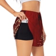 thumbnail image 1 of Xecao Happy New Year 2025 for Double-layer Running Short for Women, Perfect for Gym, Tennis, and More, Featuring a Convenient Pocket-Large, 1 of 7