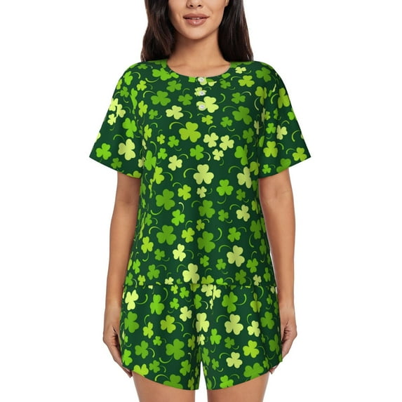 Xecao Happy St. Patrick's day print Swimsuit for women, Summer-ready, sporty style.Quick-dry fabric. Many sizes & colors.