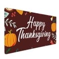thumbnail image 1 of Xecao Happy Thanksgiving Print Large Mouse Pad, 16x35.5in Mousepad, Professional Non-Slip Rubber Base Big Mouse Pad, Mouse Pad for Gaming & Office Full Desk Mouse Pad, 1 of 9