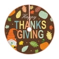 thumbnail image 1 of Xecao Happy Thanksgiving With Gnome Pattern Christmas Tree Skirt Round Xmas Tree Mat Base Cover for Holiday Home Decorations-30", 1 of 6