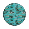 thumbnail image 1 of Xecao Hawaii Palms for Tire Covers: Waterproof, dust-proof, and universally fitting for trailers, SUVs, 1 of 8