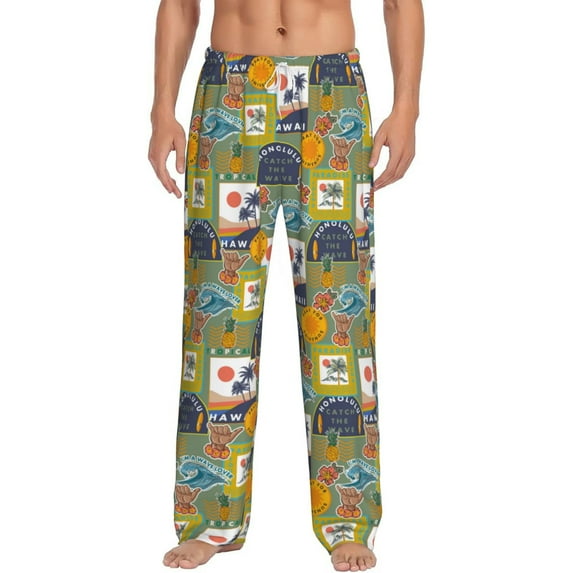 Xecao Hawaiian Style Men's Straight Lounge Pajama Pants: The Ultimate in Comfortable Sleepwear