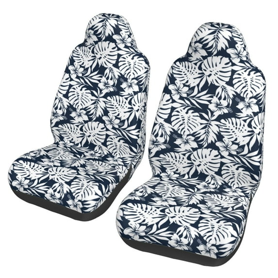 Xecao Hawaiian Style Print Car Seat Cover in That Fits Most Cars, Vans, SUVs, and Trucks.