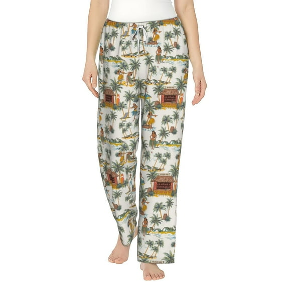 Xecao Hawaiian Style Women's Straight Lounge Pajama Pants: The Epitome of Relaxed Sleepwear
