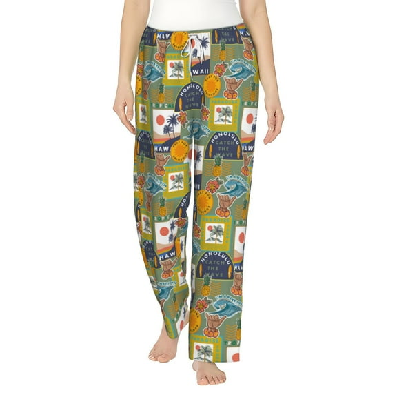 Xecao Hawaiian Style Women's Straight Lounge Pajama Pants: The Epitome of Relaxed Sleepwear