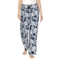 thumbnail image 1 of Xecao Hawaiian Style Women's Straight Lounge Pajama Pants: The Epitome of Relaxed Sleepwear, 1 of 9