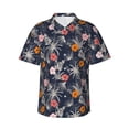 thumbnail image 1 of Xecao Hawaiian Style print Hawaiian shirt - a stylish short-sleeve button-down for men, perfect for casual beach and tropical outings., 1 of 9