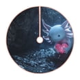 thumbnail image 1 of Xecao Heart Axolotl Pattern Christmas Tree Skirt Holiday Part Decorations for Christmas Tree, Farmhouse Christmas Decor Xmas Holiday Home Party Decorations-30", 1 of 6