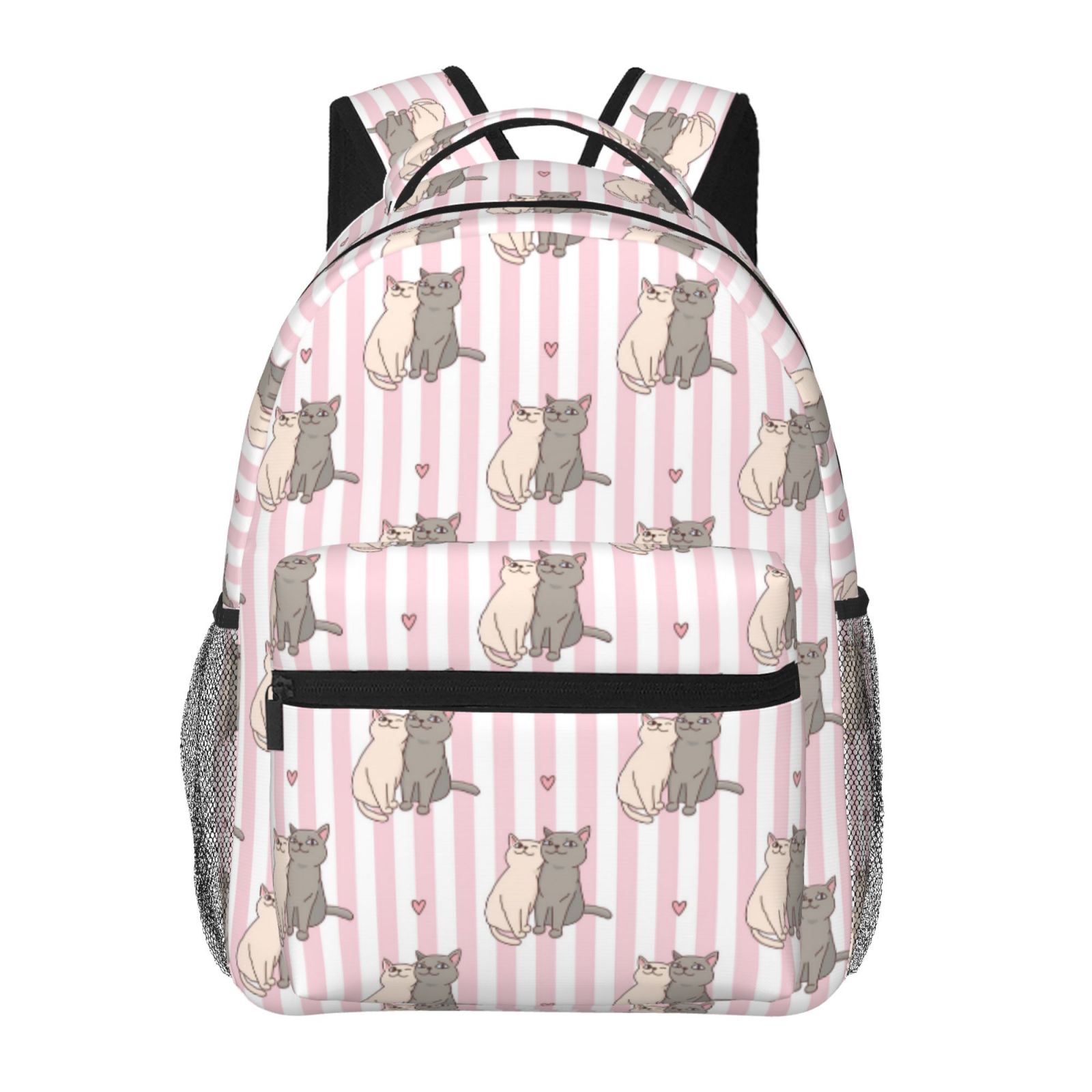 Xecao Heart Cat Backpack, a stylish and functional choice for both men and women, is the perfect basic bookbag for college, work, or travel