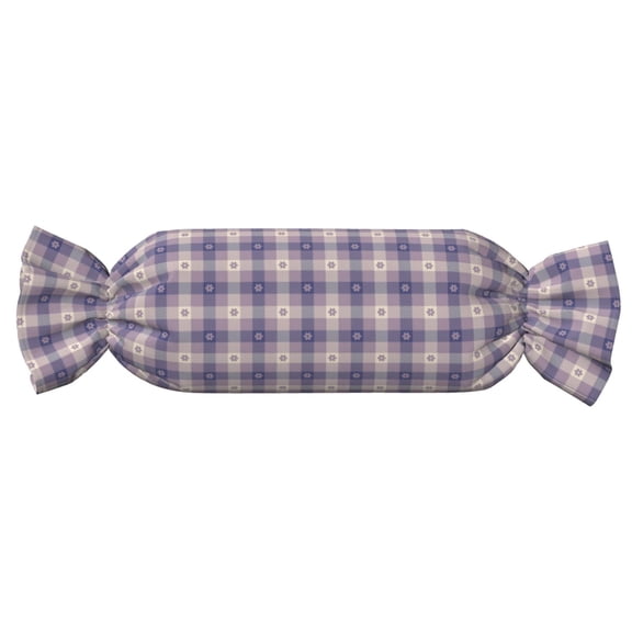 Xecao Heart Check Plaid Print+Candy-Inspired Plush Pillow for Men Women Suitable for Beds, Sofas, Game Rooms Drawstring Closure